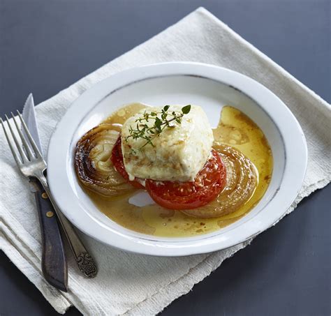 halibut-baked-with-tomatoes-and-onions-lidia image
