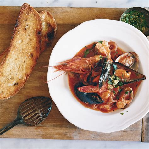 italian-seafood-stew-recipe-marco-canora-food image