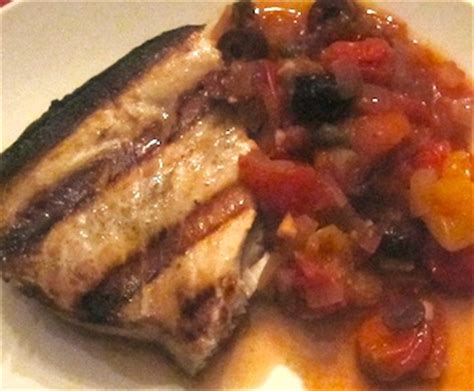 grilled-swordfish-recipe-with-sicilian-sauce-super image