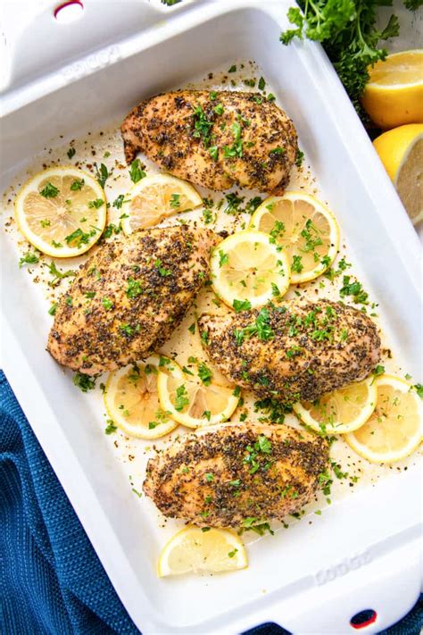 best-baked-lemon-pepper-chicken image