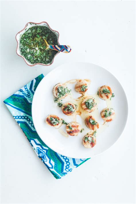 grilled-scallops-lemony-salsa-verde-florida-girl-cooks image