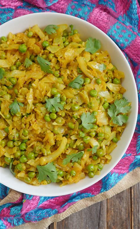 instant-pot-indian-cabbage-and-peas-bandh-gobi-matar image