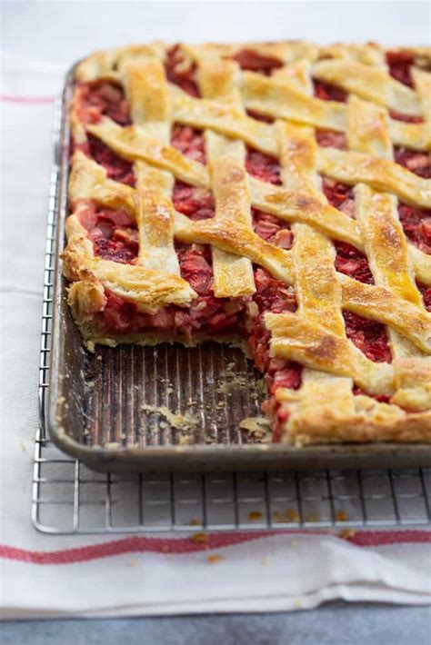 strawberry-rhubarb-slab-pie-the-baker-chick image
