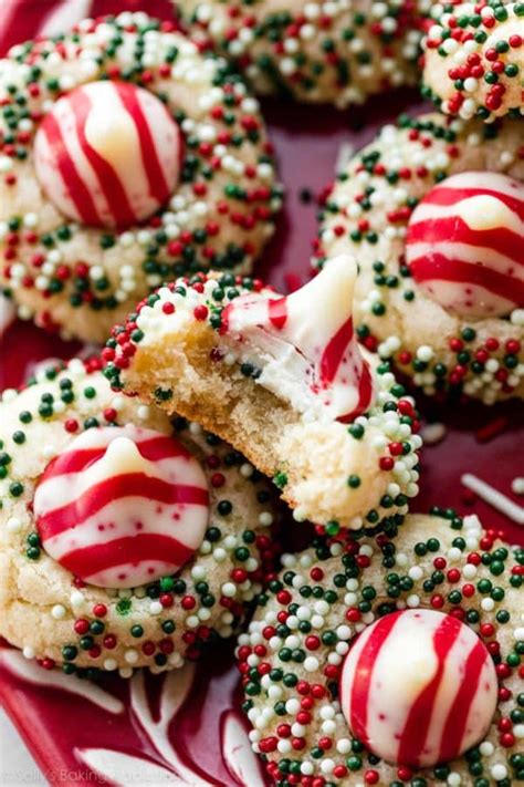 candy-cane-kiss-cookies-sallys-baking-addiction image