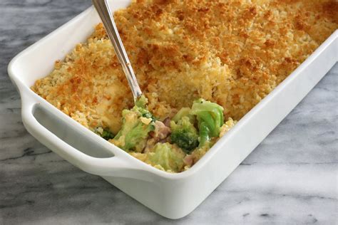 ham-and-broccoli-casserole-recipe-the-spruce-eats image