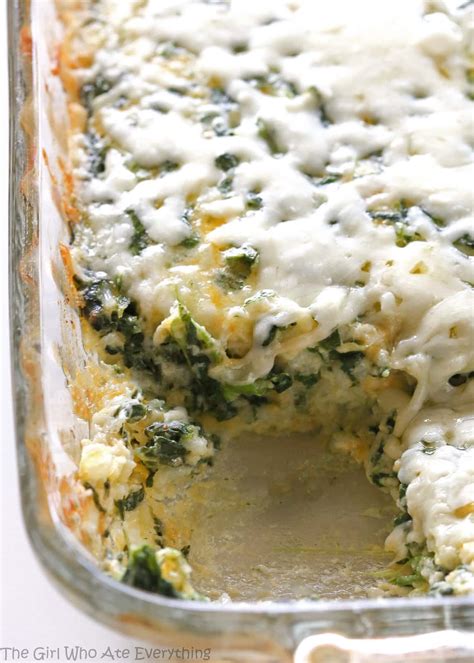spinach-parmesan-rice-bake-the-girl-who-ate-everything image