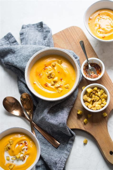 creamy-chipotle-butternut-squash-soup-sarcastic-cooking image