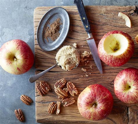 pecan-stuffed-baked-apples-recipe-good-housekeeping image
