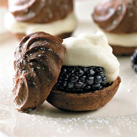 double-chocolate-profiteroles-pampered-chef image