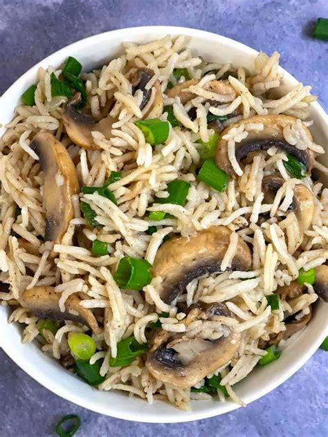 instant-pot-mushroom-ricepilaf-indian-veggie-delight image