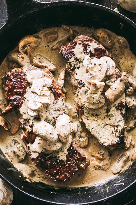 pan-seared-sirloin-steak-with-mushroom-sauce image