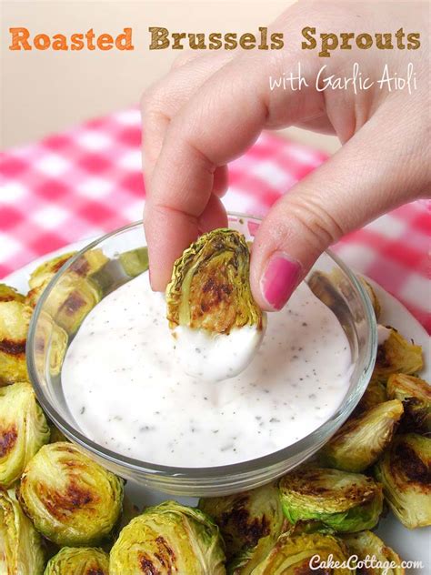 roasted-brussels-sprouts-with-garlic-aioli-cakescottage image