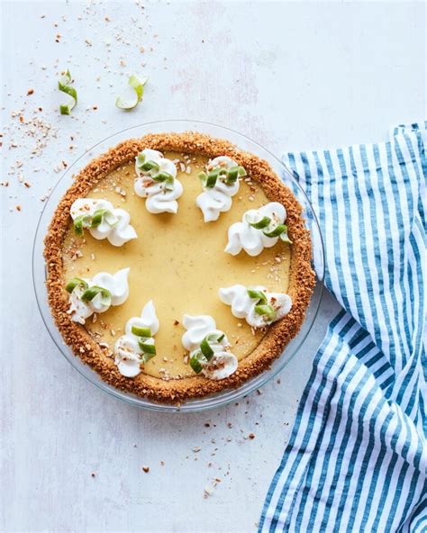 salted-key-lime-pie-with-an-easy-pretzel-crust image