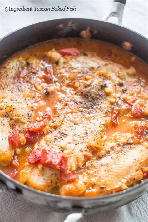 one-pot-5-ingredient-tuscan-baked-fish-sweet-cs-designs image