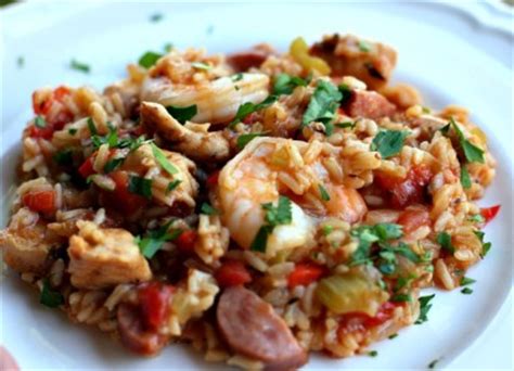 chicken-turkey-sausage-shrimp-jambalaya-tasty image