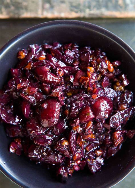 savory-cherry-compote-recipe-simply image