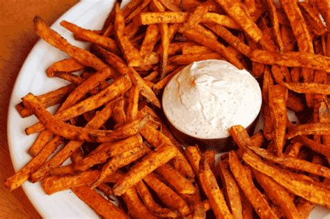 sweet-potato-fries-with-chipotle-mayo-mysagegourmet image