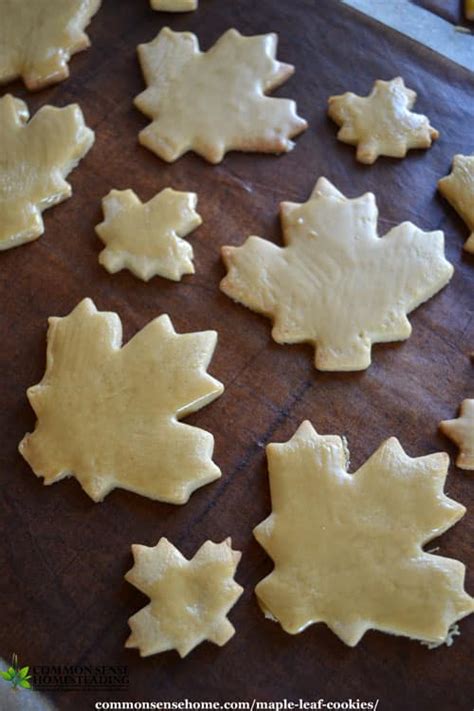 maple-leaf-cookies-made-with-real-maple-syrup image