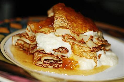 crepes-with-ricotta-cheese-filling-and-honey-roasted image