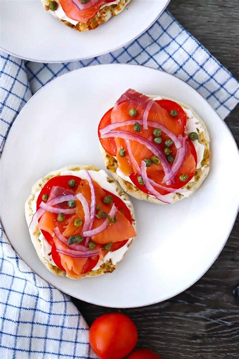 smoked-salmon-english-muffins-bowl-of-delicious image