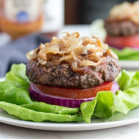 the-best-bunless-burger-recipe-for-low-carb-burgers image