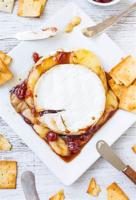 the-best-baked-brie-with-balsamic-cherries-averie-cooks image