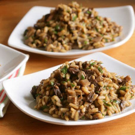 beef-tender-tip-and-wild-mushroom-risotto image
