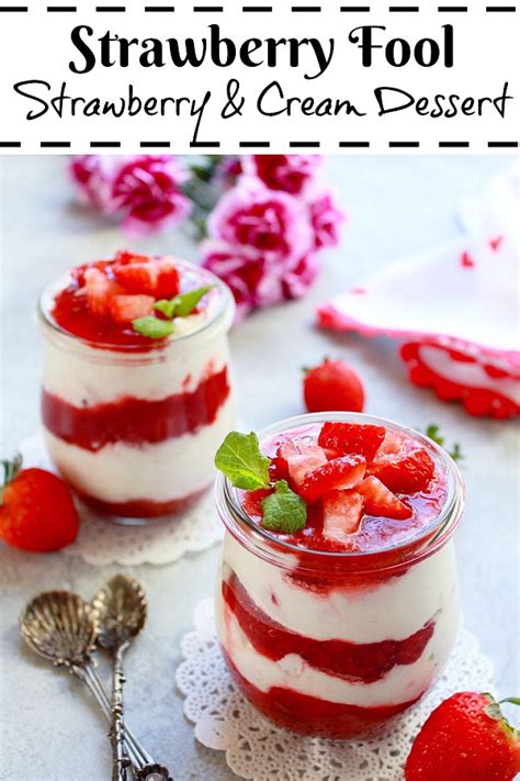 strawberry-fool-recipe-strawberry-cream-dessert image