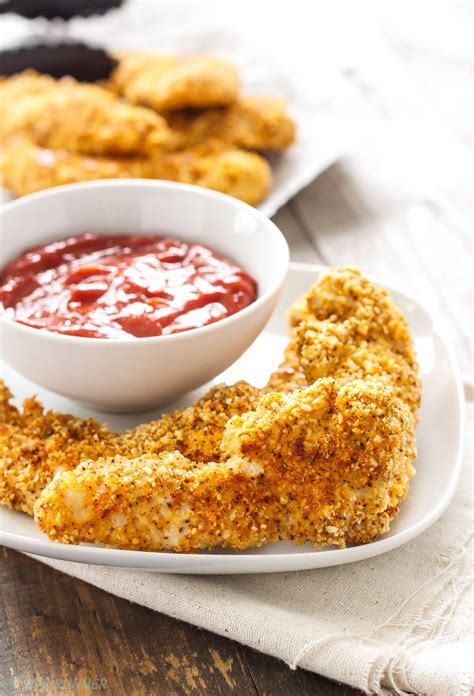 almond-crusted-chicken-tenders-with-chipotle-ketchup image