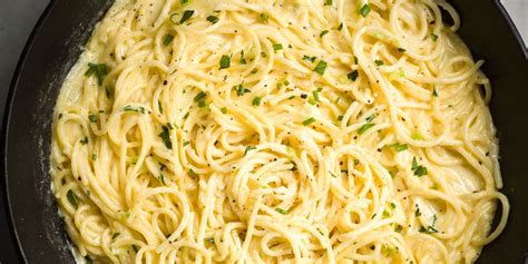 best-creamy-three-cheese-spaghetti-recipe-delish image