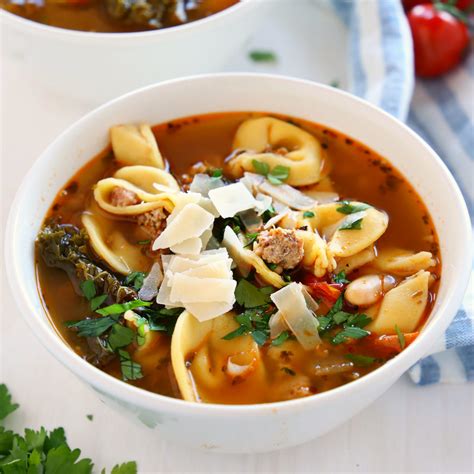 rustic-italian-sausage-tortellini-soup-the-busy-baker image