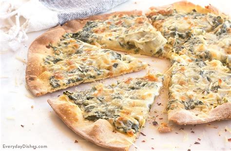 spinach-artichoke-dip-pizza-recipe-everyday-dishes image