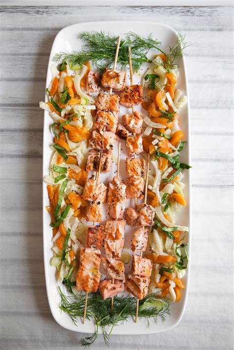 grilled-salmon-skewers-with-apricot-and-fennel-salad image