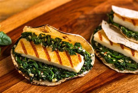 spinach-tacos-with-seared-queso-blanco image