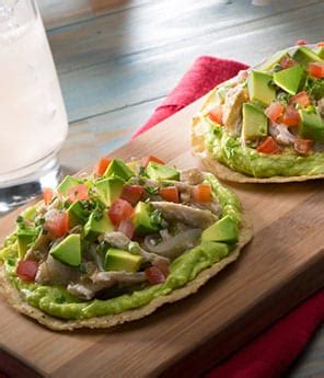 chicken-tostadas-with-diced-avocado-avocados-from-mexico image