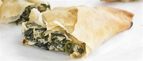 ricotta-and-spinach-filo-parcels-olive-magazine image