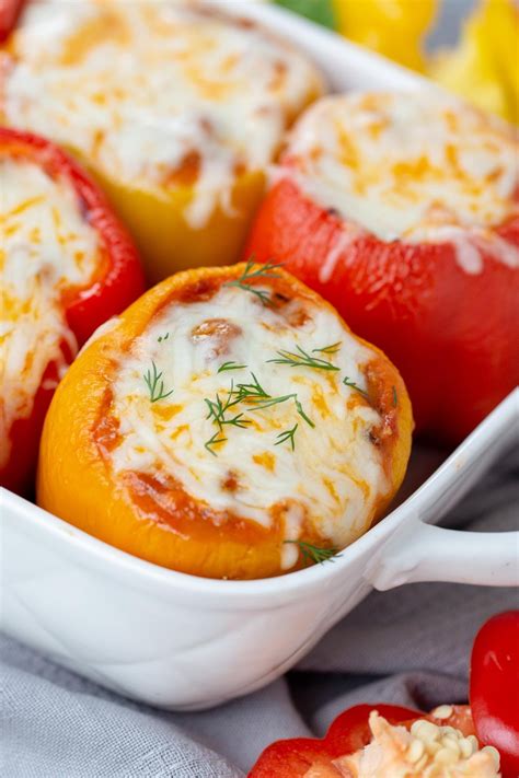 low-carb-lasagna-stuffed-peppers-quick image