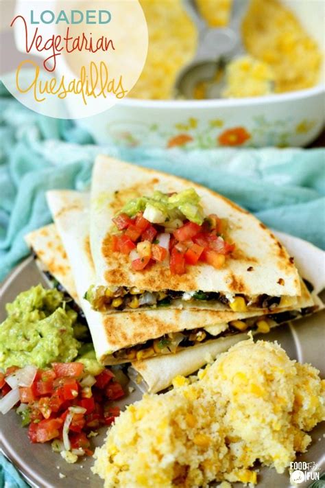 loaded-vegetarian-quesadilla-with-goat-cheese-corn image