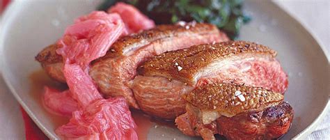 duck-with-spiced-rhubarb-compote-olive-magazine image