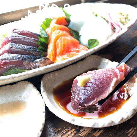 sashimi-with-soy-sauce-soy-sauce-japan image