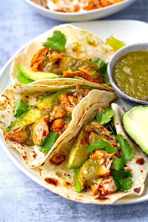 easy-instant-pot-chicken-tacos-only-5-ingredients image