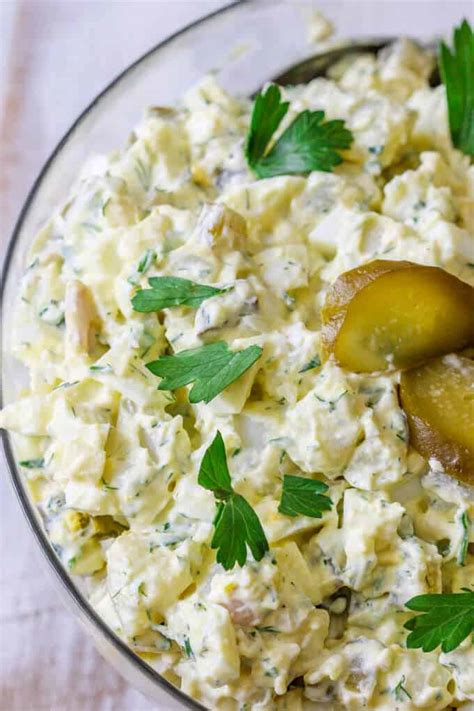 polish-potato-salad-recipe-with-eggs-and-pickles image