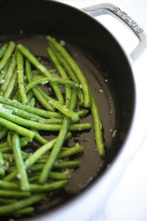 green-beans-side-dish-in-shallot-butter-sauce-julie-blanner image