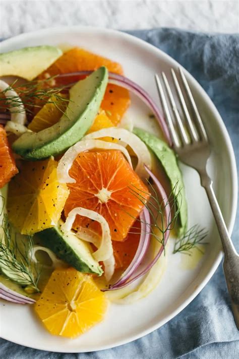 orange-fennel-and-avocado-salad-downshiftology image