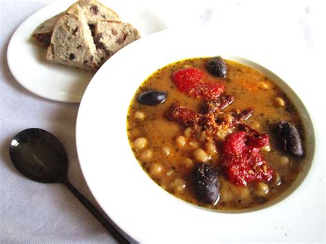 north-african-chickpea-soup-lablabi-vegetarian image