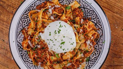 rachaels-creamy-three-meat-ragu-with-pappardelle image
