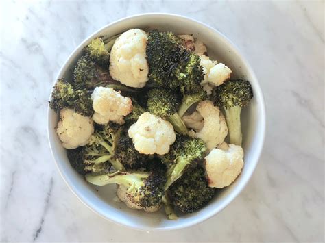 roasted-broccoli-and-cauliflower-recipe-the-spruce image
