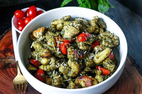 easy-pesto-gnocchi-recipe-with-chicken-savory-thoughts image