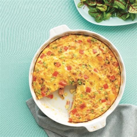 frittata-recipe-with-ham-and-cheese-chatelaine image
