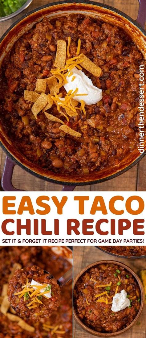 easy-beef-taco-chili-recipe-video-dinner-then-dessert image